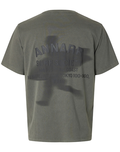 ANNARR - ANRRo Surfer O-Neck T-Shirt - Pewter